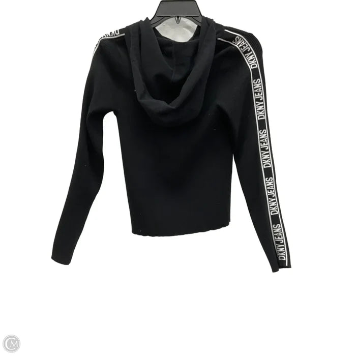 Athletic Jacket By Dkny In Black, Size: M