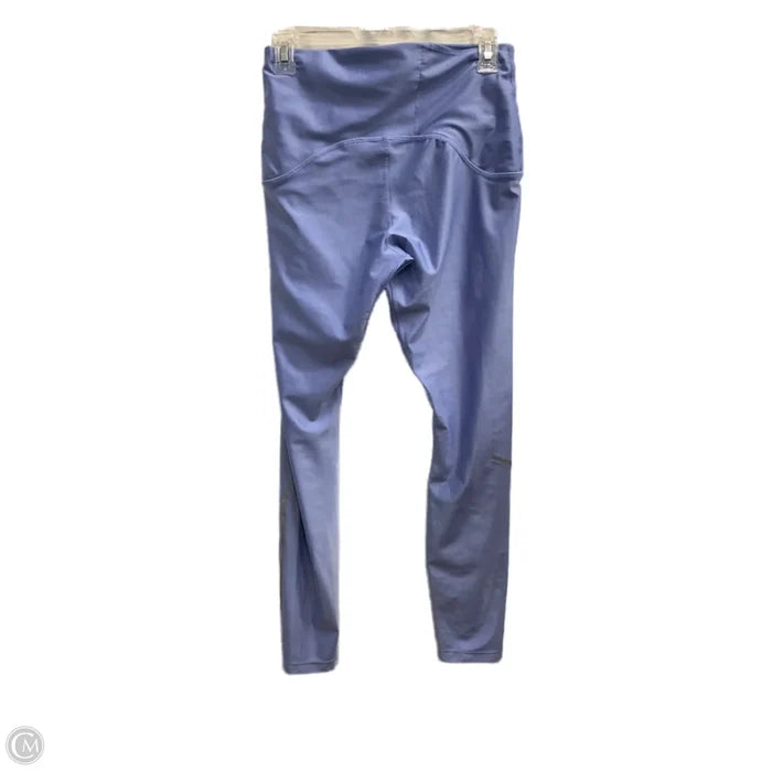 Athletic Leggings By Nike In Blue, Size: M