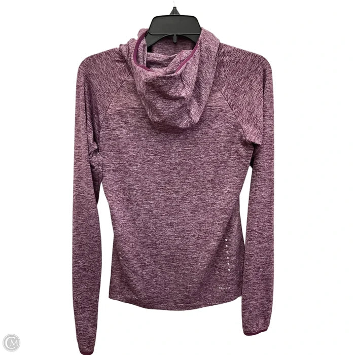 Athletic Top Long Sleeve Hoodie By Nike In Purple, Size: Xs