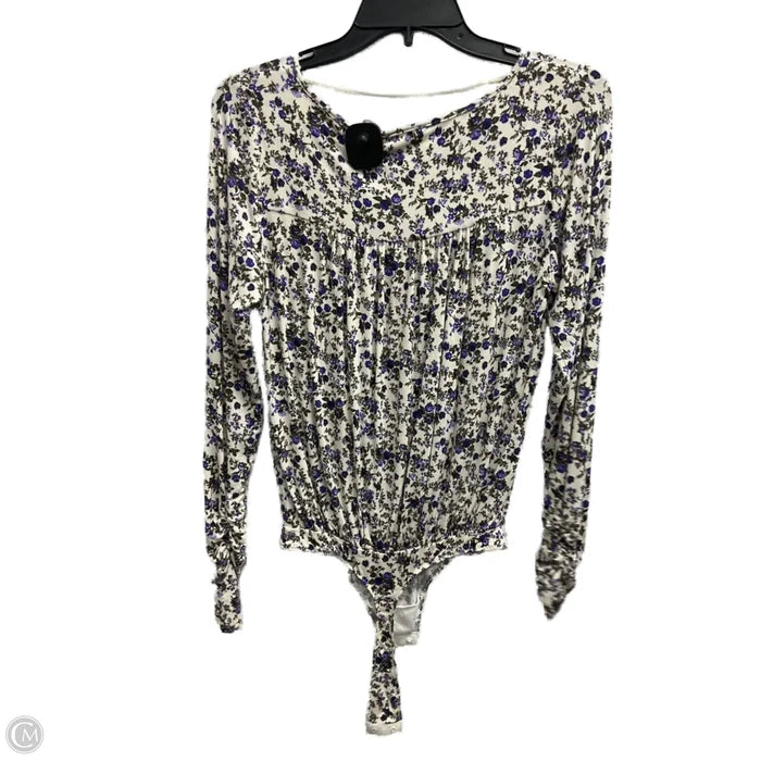 Bodysuit By Free People In Floral Print, Size: Xs
