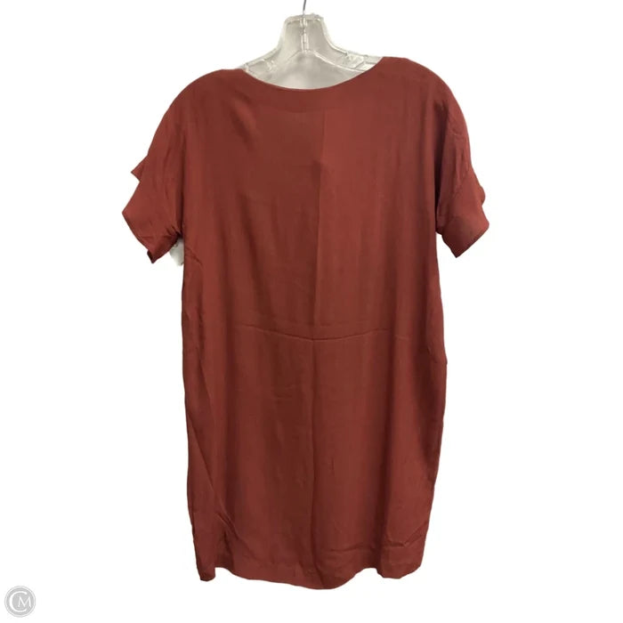 Dress Casual Midi By Madewell In Bronze, Size: Xxs