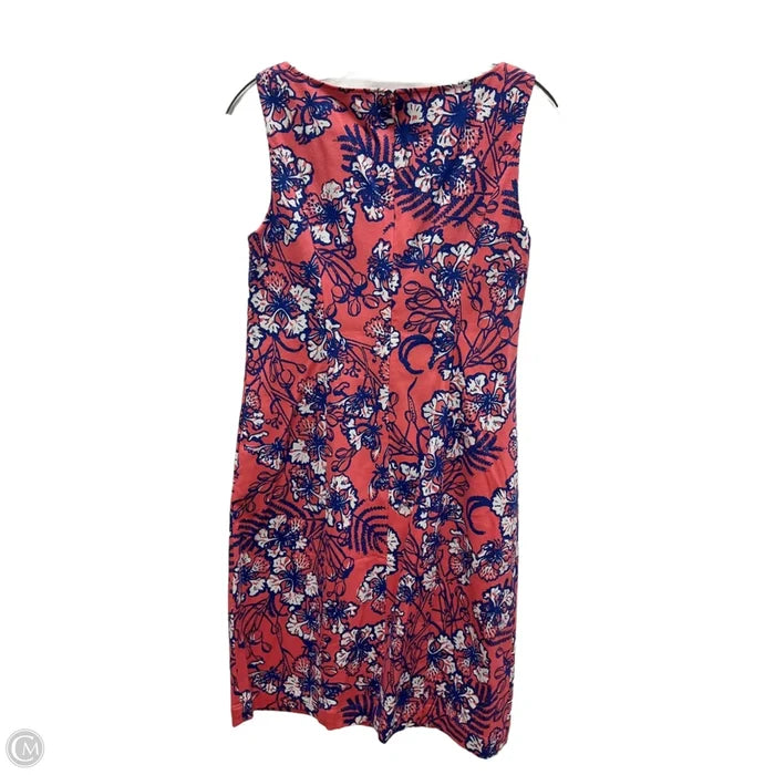 Dress Casual Midi By Talbots In Floral Print, Size: 0