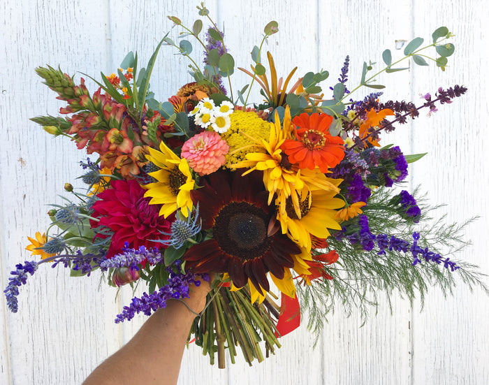 Natural & Rounded Bridal Bouquet, small event order ($2k minimum)