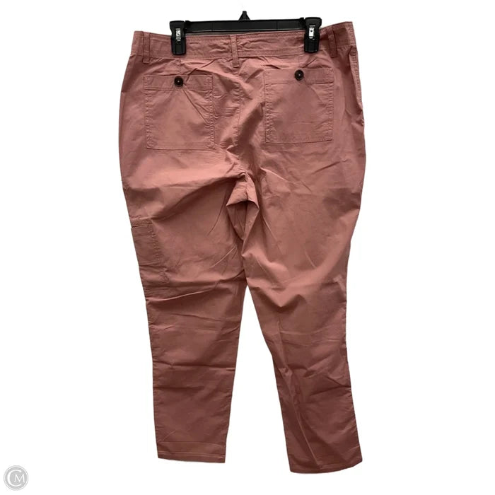 Pants Cropped By Liz Claiborne In Pink, Size: 10