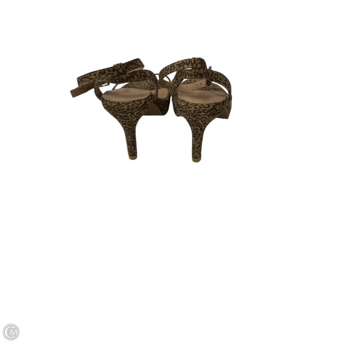 Sandals Heels Stiletto By Torrid In Animal Print, Size: 7.5