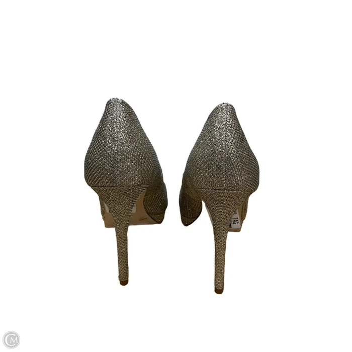 Shoes Heels Stiletto By Jessica Simpson In Gold, Size: 6.5