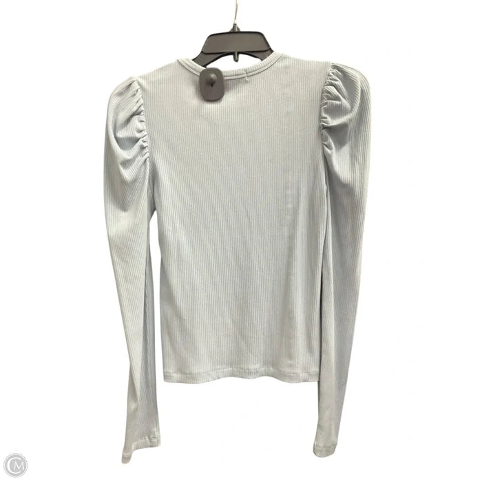 Top Long Sleeve By 7 For All Mankind In Blue, Size: Xs