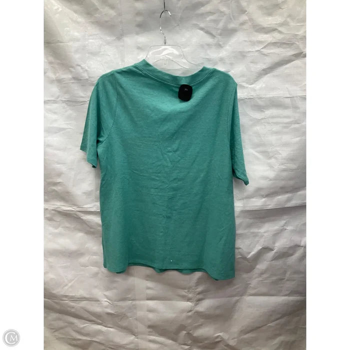 Top Short Sleeve Basic By J. Jill In Green, Size: M