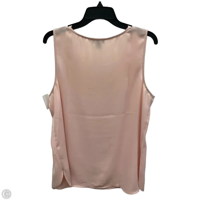Top Sleeveless By Halogen In Pink, Size: Xl